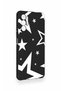 Tecno Pova 3 Compatible Black Mega Star Patterned Silicone Case - 3