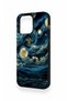 iPhone 15 Pro Max Compatible Starry Night Pattern Silicone Case - 4