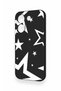 Poco X8 Pro Compatible Black Mega Star Patterned Silicone Case - 4