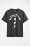 Anthracite Melange Unisex Regular Fit Taekwon-Do Taekwondo Itf Martial Sports T-Shirt