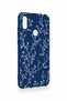 Huawei Y6 2019 Compatible Slim Leaf Branch Pattern Silicone Case - 3