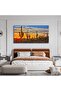 Desert Cactus Sunset Gallery Wrapped Canvas Wall Art | 50x100cm 20x40 inch | Panoramic Southwestern Wall Decor - 7