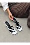 White Skin (Jayla) Flip-Flop Heeled Slippers
