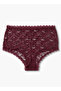 Briefs Boyshorts Mid Waist Floral Lace - 2