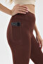 Women's High-Waist Shaping Pocketed Leggings - 4