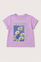 Girl's Cotton Printed T-Shirt and Denim Shorts Two-Piece Set 3-9 Years Old I Girl's Set I Summer Girl's Set - 6