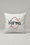 Mixed Text Minimal Throw Pillow Cover 166 – Modern Mixed Design 45X45 cm