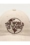 ''The World Is Yours'' Embroidered Velvet Hat /''The World Is Yours'' Embroidered Scarface Replica Velvet Hat - 3