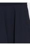 Navy Blue Women's Sports Shorts Skirt with Elastic Waist - 3