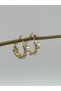 Elaris Whisper Xuping Women's Steel Pearl Earrings Tarnish Resistant Rose Gold Color - 3