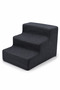 3-Step Cat and Dog Ladder 40X30X33 cm Hard Foam with Washable Cover with Zipper Anthracite - 4