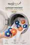 2 Pieces of Washing Machine Lint Collection Balls, Reusable Hair and Lint Collector Balls