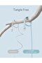 كابل شحن سريع Powerline III Flow من USB-C إلى USB-C بقوة 100 واط، بطول 3 أقدام، لأجهزة MacBook Pro 2020، وiPad Pro 2020، وiPad Air، وiPad Mini 6، وPixel، وSwitch - أزرق - 3