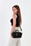 Sandra Lock Detailed Mini Crossbody Bag Black - 4