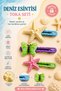 Sea Star Children's Hair Clip Set – 3 Colorful Hair Clips
