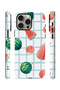 iPhone 15 Pro Max Vorian Double Layer Case Watermelon Grid - 2
