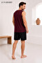 Men's Athlete Shorts Double Set 100% Cotton - 6