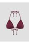 Lcw Dream Women's Bikini Top with Removable Padding in Plum Color