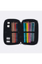 Pencil case with three sections fully equipped, Magic League - 2