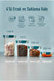 Storage Container Set and Food Container Kitchen, Refrigerator Organizer and Cabinet Organizer Set of 4 (1.45 Lt-1.10 Lt-700 Ml-300 ml)