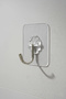 Set of 6 Transparent Adhesive Hangers & Multi-Purpose Bathroom and Kitchen Wall Organizer - 3