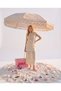 Women's Ecru Openwork Tassel Detailed Summer Long Knitwear Skirt - 2