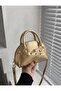 D Model Lock Detailed Hand and Crossbody Women's Bag