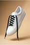 Dark Green Bottle Green Flat Knitted Shoelaces