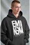 Eminem Rapper Singer Back Printed Unisex Oversize Premium Hoodie