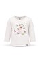 Organic Bird Printed Cream Color Spring Baby Girl Sweatshirt - 2