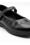 Girls Black Embroidered Mary Jane Shoes - 4