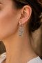 Ballerina Detailed Dangle Zircon Earrings - 2