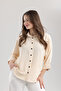 Women's Linen Bat Sleeve Shirt - 4