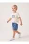 Boy's "great day" cotton shorts set - 2