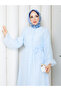 Buttoned Belted Lined Hijab Dress Rc6061 - 6