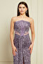 Luna Payetli Maxi Elbise - 6
