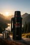 Travel pot (nevvalife model 3.6 liter black) vacuum stainless steel black color thermos 3.6 liter 48 hours hot cold guaranteed mountaineer and camping thermos family size large thermos