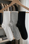 Ribbed Men's Socks Comfortable Breathable Combed Cotton 12-Piece Pack Mixed Colors - 2