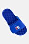 Kids Boy Philadelphia 76ers Primary Logo Slip On Slides, Blue - 4