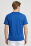 Men Sportswear Fit Short Sleeve Outdoor T-Shirt, Blue - 4