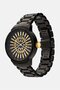 Women 35-3443L Stainless Steel Analog Watch 40 mm, Black - 3