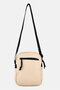 Men Brand Logo Cross Body Bag, Beige - 4