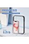 2 Pcs Clear Hard Shell Zipper Case, Plastic Bins for Organizing, Clear Zipper Pouches Makeup Case & - 6