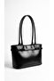 Women's Stylish Daily Shoulder and Arm Tote Bag with Belt Detail, Large Internal Volume, Double Handle, and Buckle - 4