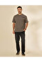 Men Black Heavy Jersey Text Print T-Shirt - 2