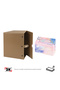 Napkin Holder, Czech Hand and Face Towel Box, Tissue Box, Paper Tissue Storage Box, Vegan Leather, 9*22*18 Cm. Mink - 3