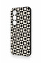 Tecno Spark 40 Pro Compatible Floral Motif Checkered Pattern Silicone Case - 4