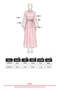 Reglan Sleeve Dress Y0159 - Pink - 6
