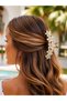 Pinterest Floral Hairpin Buckle 14K Large Size Korean Style Hair Clip - 2