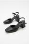 10035 Comfortable Buckle Detailed Closed Toe 6 cm Heeled Women's Shoes - 7